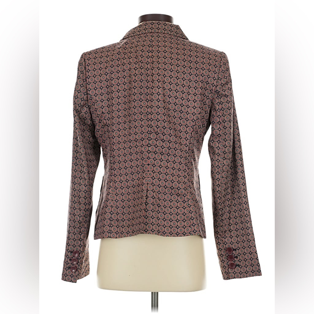 The Limited Women's Xs Printed Blazer Geo Pattern Work Jacket Lined Career — image 3 of 5
